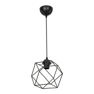 Suspension Brentwood en métal 60 cm E27 noir [lux.pro]