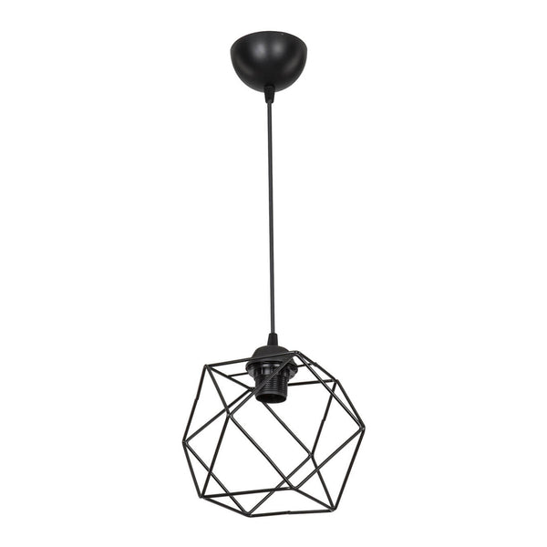 Suspension Brentwood en métal 60 cm E27 noir [lux.pro]