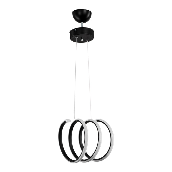 Suspension Dunfermline 75 cm 210 LED noir / blanc [lux.pro]