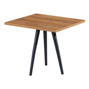 Table basse Ballerup  50 x 45 x 45 cm Noir / Aspect noyer [en.casa]
