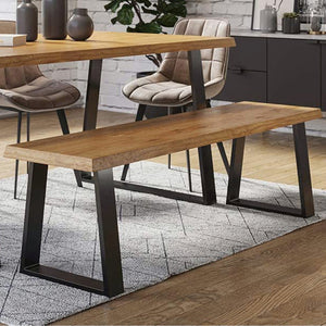 Piètement de table Marstal 42x40cm Noir [en.casa]