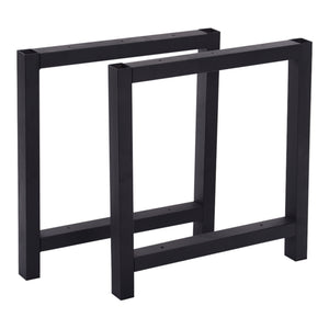 Piètement de table Møn 43x45cm Noir [en.casa]