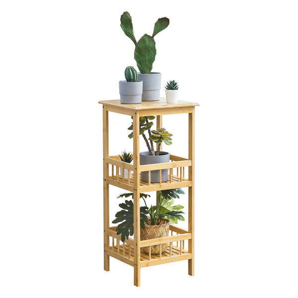 Étagère de rangement Pyhäjärvi à 3 niveaux 79 x 33 x 33 cm [en.casa]