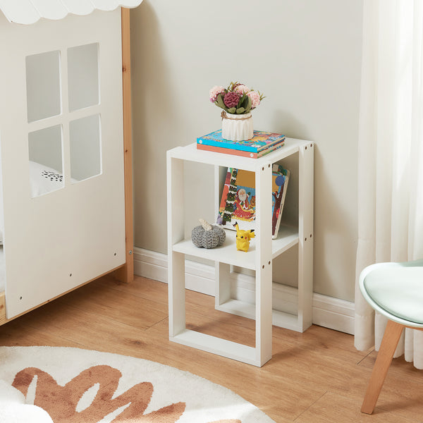 Table d'appoint Thyholm 55x30x30 cm Blanc [en.casa]