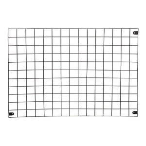 Panneau de grille Sæby mural 75 x 55 cm noir [en.casa]