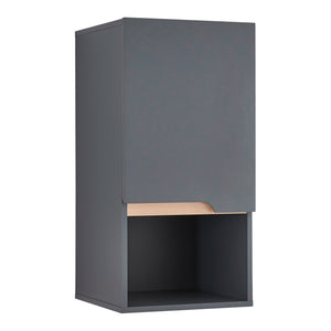 Armoire murale de salle de bain Bergkamen 60 x 30 x 30 cm gris effet bois [en.casa]