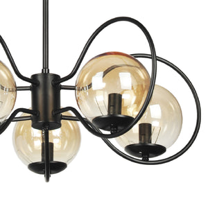 Suspension Hunstanton 5 flammes Noir [lux.pro]