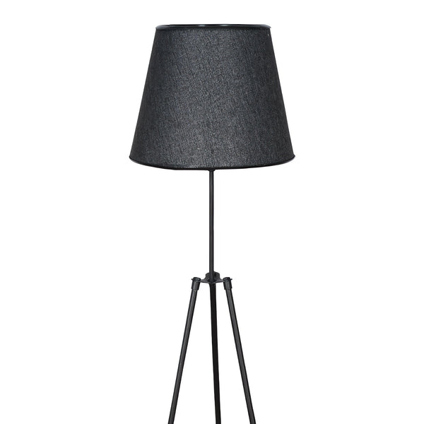 Lampadaire Musselburgh 1 x E27 Métal Noir [lux.pro]