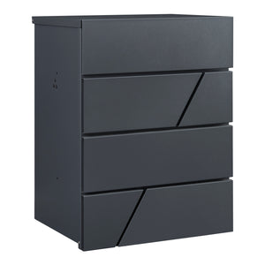 Boîte aux lettres Søllerød 58x44x35cm Anthracite [en.casa]