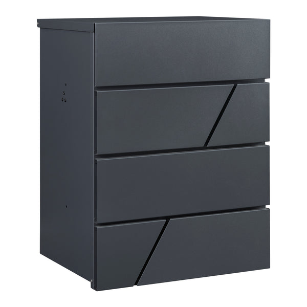 Boîte aux lettres Søllerød 58x44x35cm Anthracite [en.casa]