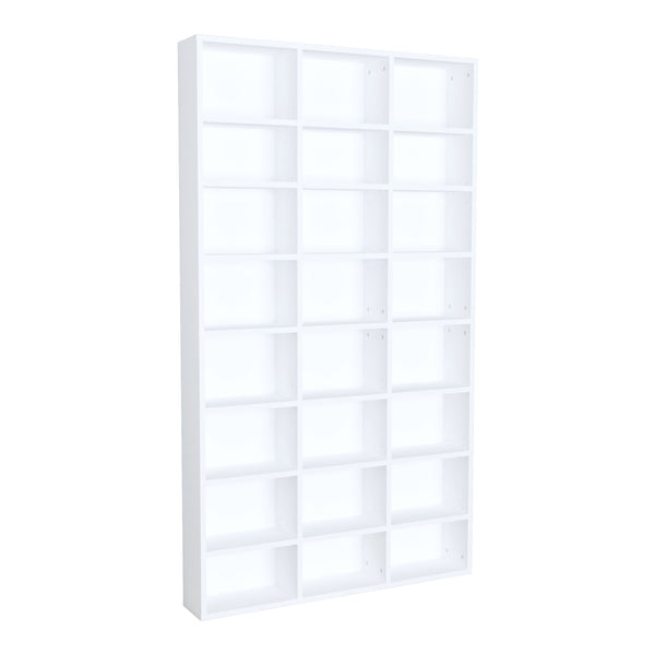 Bibliothèque Askvoll 178x102x16cm Blanc [en.casa]