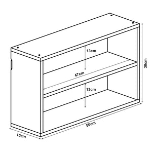 Étagère murale Gol 50x15x30 cm Bambou [en.casa]