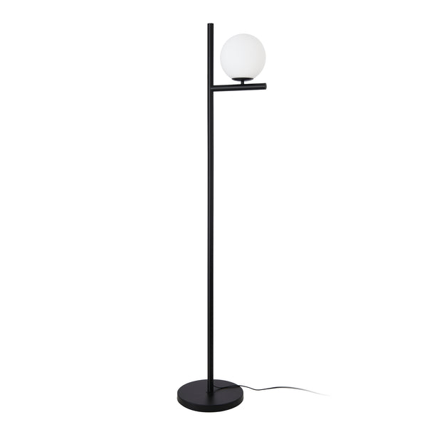 Lampadaire Aberdaron Noir / Blanc [lux.pro]