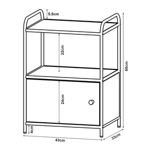 Table d'appoint Gulen Noir/Aspect chêne [en.casa]