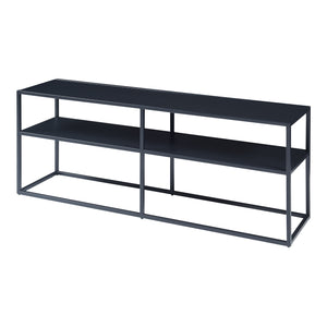 Table TV Solund 120x30x46cm Noir [en.casa]