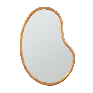 Miroir mural Jokioinen 75x55 cm aspect chêne [en.casa]