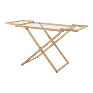 Étendoir pliant Fakala 154x59x82 cm Bambou [en.casa]