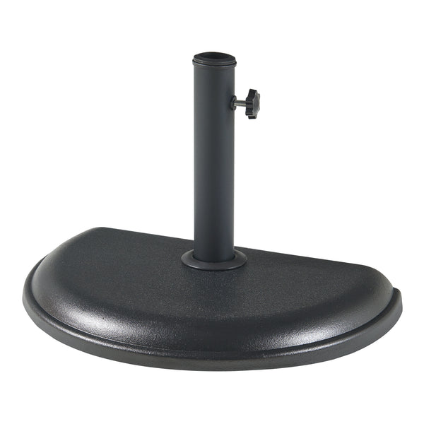 Pied de parasol Bisenti adapté aux tiges 33 37 41 48 mm noir casa.pro