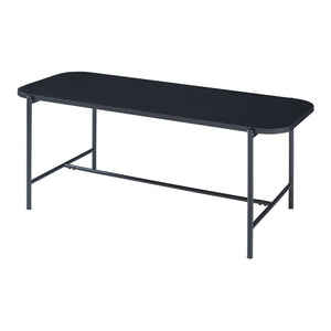 Table basse Samnanger 110x50x45cm Noir [en.casa]