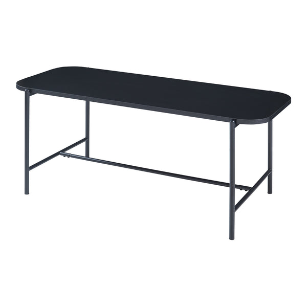 Table basse Samnanger 110x50x45cm Noir [en.casa]