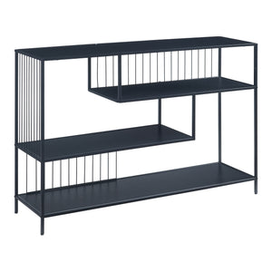 Table console Oxelösund 120 x 33 x 80 cm noir [en.casa]