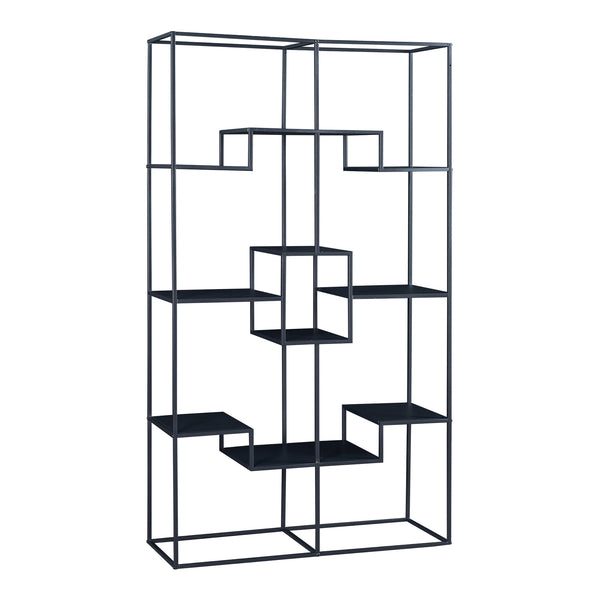 Étagère autoportante Råde 180 x 100 x 35 cm noir [en.casa]