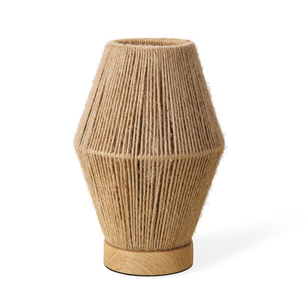 Lampe de table Arundel 1xE27 aspect bois/nature [lux.pro]