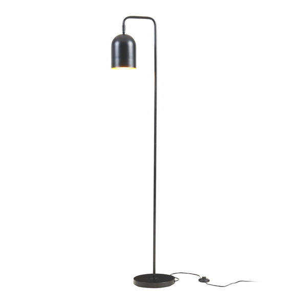 Lampadaire Barnard Métal 159 cm Noir [lux.pro]