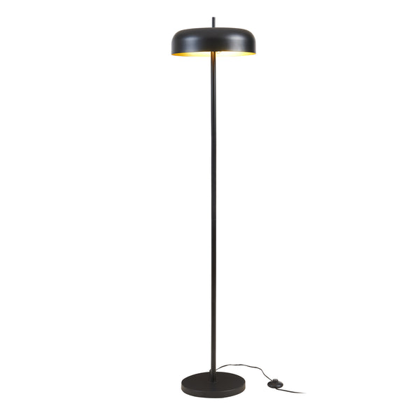 Lampadaire Barton 2 flammes Métal 159 cm Noir [lux.pro]