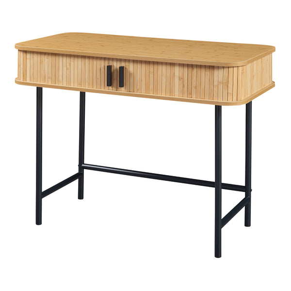 Console Tvedestrand 100x50x76 cm Couleur bois/Noir [en.casa]