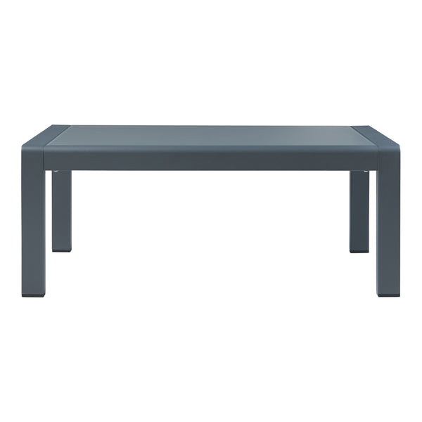 Salon de jardin 2 pièces Avise table basse avec canapél anthracite gris foncé casa.pro