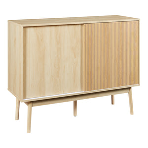 Buffet Landskrona 115x40x90 cm aspect chêne [en.casa]