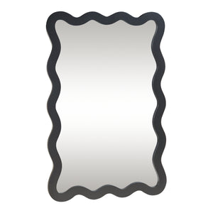 Miroir mural Koster 90x60 cm Noir [en.casa]