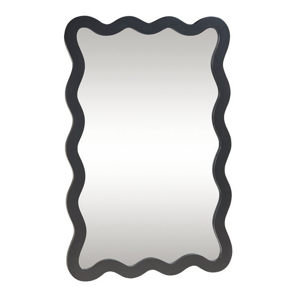 Miroir mural Koster 90x60 cm Noir [en.casa]