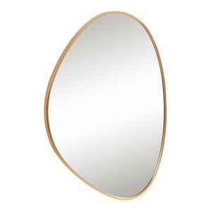 Miroir mural Lardkapihond 75x53 cm couleur or [en.casa]