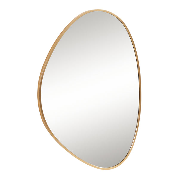 Miroir mural Lardkapihond 75x53 cm couleur or [en.casa]