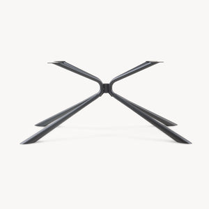 Structure de table Havosanlurg acier 160x70x72 cm noir [en.casa]