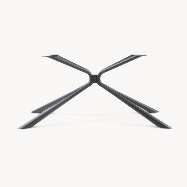 Structure de table Havosanlurg acier 160x70x72 cm noir [en.casa]