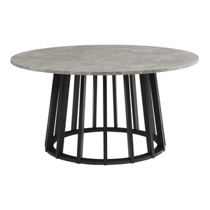 Table basse de salon Buzzard 90 x 45 cm effet béton noir [en.casa]
