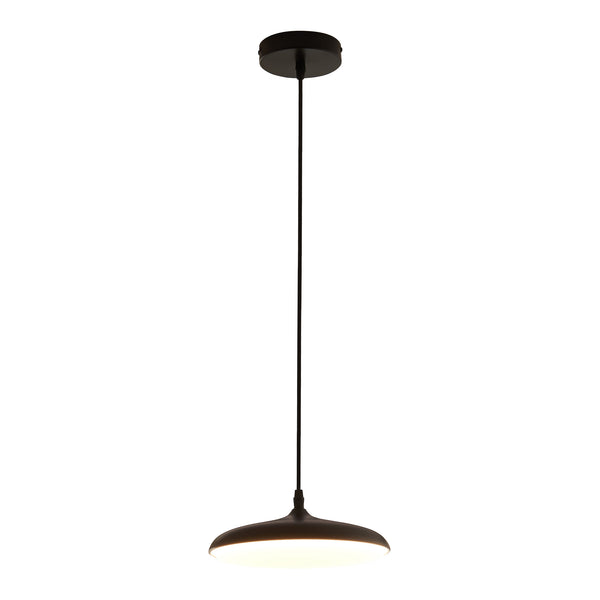 Suspension Oupilu avec LED intégrées Métal 120x25x25 cm Noir/Blanc [lux.pro]