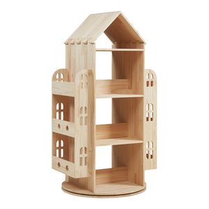 Étagère tournante pour enfants Sanköre 122x64x43 cm Bois de pin naturel [en.casa]
