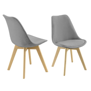 Lot de 2 Chaises de Salle à Manger Frederikstad 81 x 42 x 48 cm plusieurs couleurs [en.casa]