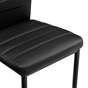 Lot de 2 Chaises de Salle à Manger Design Set de Sièges Similicuir 96 x 43 x 52 cm [en.casa]