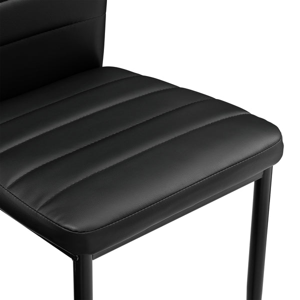 Lot de 2 Chaises de Salle à Manger Design Set de Sièges Similicuir 96 x 43 x 52 cm [en.casa]