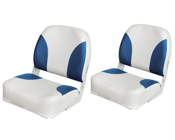 Siège Pilot de Bateau Similicuir Métal Plastique 42x39x51 cm Plusieurs Couleurs [pro.tec]