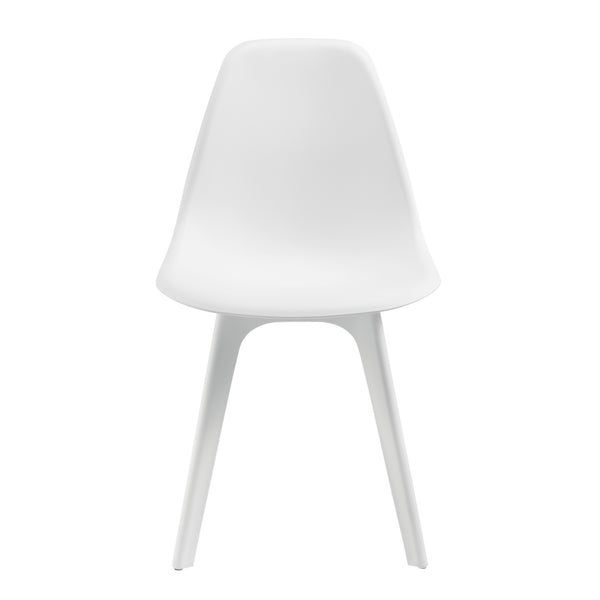[en.casa] Set de 2 Chaises Design Chaise de Cuisine Chaise de Salle à Manger Plastique 83 x 54 x 48 cm