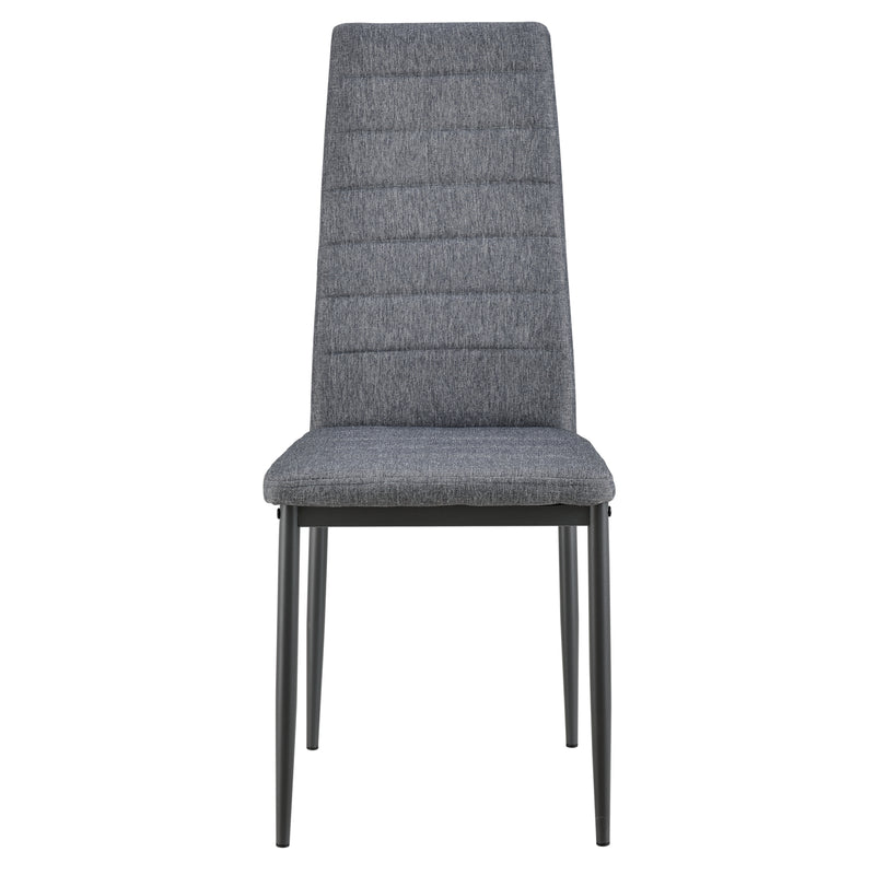 Croquis coté Sets de Chaise de Salle à Manger Lidköping [en.casa] 