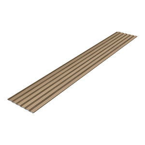 Set de panneaux muraux décoratifs 3D Borger 195 x 30 cm effet chêne clair NEU.HOLZ