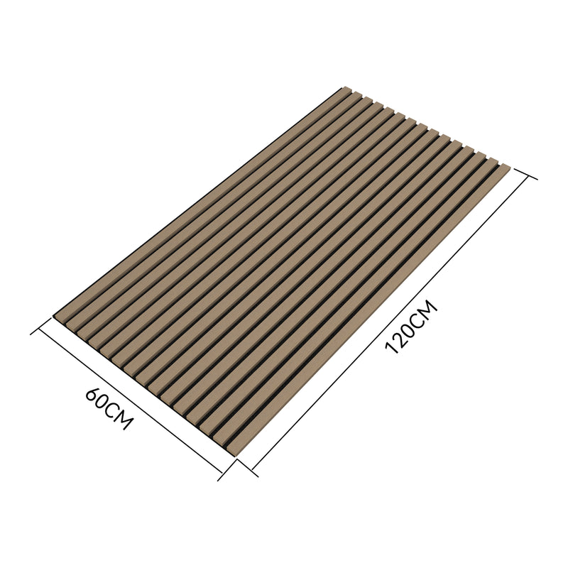 Croquis coté Panneaux acoustiques Vang MDF 120 x 60 NEU.HOLZ