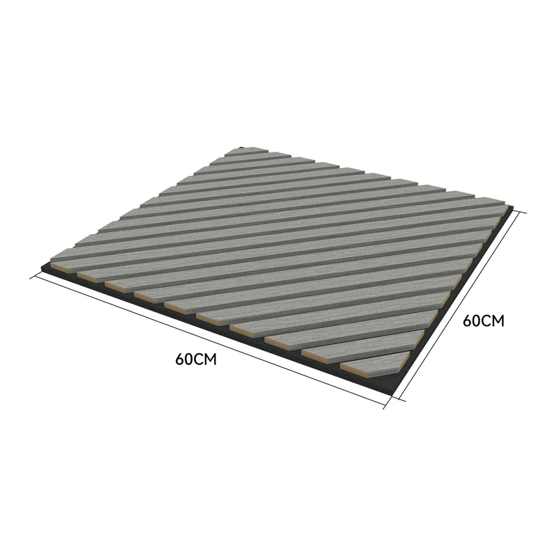Croquis coté Lot de 4 panneaux acoustiques Vang 1,44 m²  NEU.HOLZ